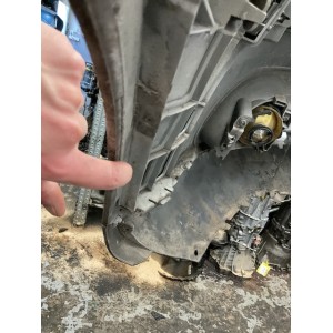 PARAURTI ANTERIORE COMPLETO VOLKSWAGEN Golf 5 Plus (04 13) grigio metallizzato