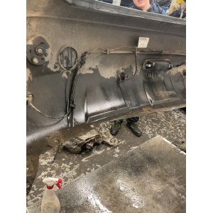 PARAURTI POSTERIORE COMPLETO NISSAN Qashqai 2° Serie  (10 13) BIANCO