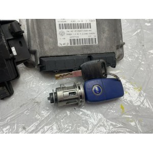 KIT CENTRALINA MOTORE FIAT Panda 2° Serie 55190098 IAW4AFSP 188A4000 benzina 1242 (03 10)