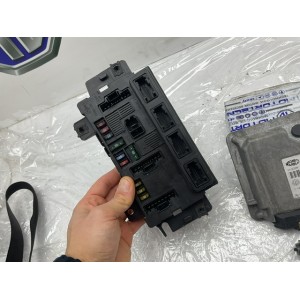 KIT CENTRALINA MOTORE FIAT Panda 2° Serie 55190098 IAW4AFSP 188A4000 benzina 1242 (03 10)