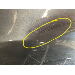 parafango anteriore sinistro per FORD FIESTA con leggera imperfezioni da lucidare grigio scuro, 2008 /2012Usato