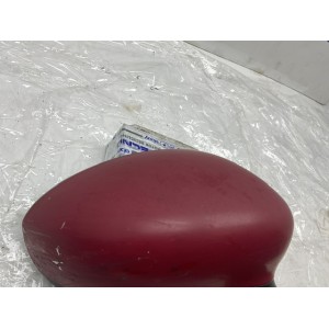 Specchietto retrovisore destro, Fiat 500 rosso