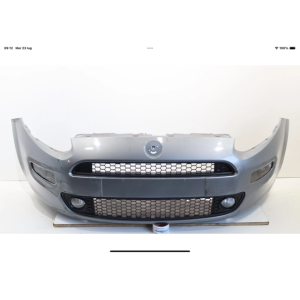 PARAURTI ANTERIORE COMPLETO PER FIAT punto evo restyling grigio con segni di usura 6000631444 12