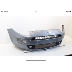 PARAURTI ANTERIORE COMPLETO PER FIAT punto evo restyling grigio con segni di usura 6000631444 12