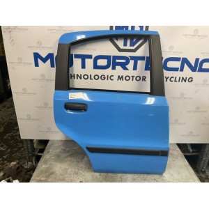 Sportello posteriore destro completo con piccola imperfezione blu,fiat panda anno 2005