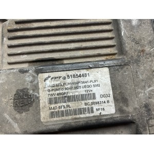CENTRALINA MOTORE FIAT Grande Punto 2° Serie 51854481 Diesel 1248 (08 10)