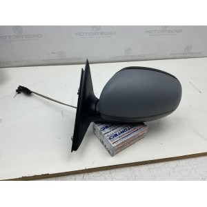Specchietto retrovisore sinistro manuale grigio scuro, SKODA FABIA 2 PHASE 2 SK3247124