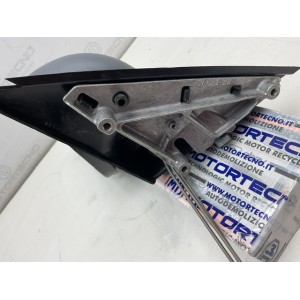 Specchietto retrovisore sinistro manuale grigio scuro, SKODA FABIA 2 PHASE 2 SK3247124