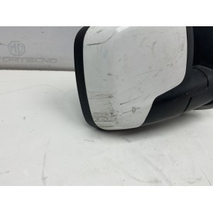 Specchietto retrovisore destro per Fiat Fiorino 2012, bianco con graffi sulla calotta