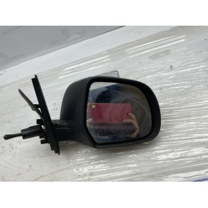 specchio SPECCHIETTO RETROVISORE DESTRO lato passeggero NISSAN Micra k12 restyling versione grande E20209190 (07 10) NERO neutro