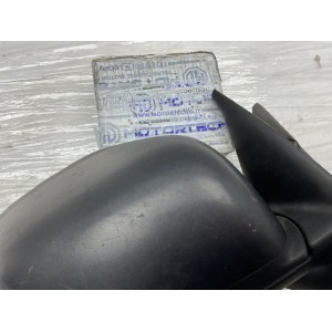 specchio SPECCHIETTO RETROVISORE DESTRO lato passeggero NISSAN Micra k12 restyling versione grande E20209190 (07 10) NERO neutro