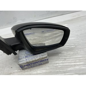 SPECCHIETTO RETROVISORE DESTRO VOLKSWAGEN Polo 5° Serie E9024483 (09 17) NERO 6 fili