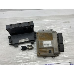 Kit ECU chiave accensione CENTRALINA MOTORE FIAT Panda 169 2° Serie 51833809 Diesel 1300 multijet mjt (03 11) impianto FPT