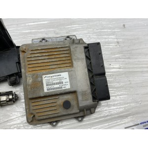 Kit ECU chiave accensione CENTRALINA MOTORE FIAT Panda 169 2° Serie 51833809 Diesel 1300 multijet mjt (03 11) impianto FPT