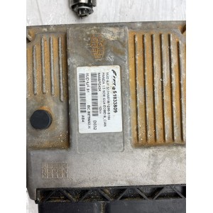 Kit ECU chiave accensione CENTRALINA MOTORE FIAT Panda 169 2° Serie 51833809 Diesel 1300 multijet mjt (03 11) impianto FPT