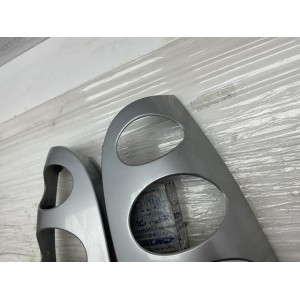 0011645 0011644 coppia di cornici rivestimento mascherina faro stop Posteriore Dx Sx Smart W450 Fortwo faro a 8 grigie 2003-2007