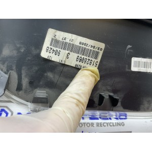 CONTACHILOMETRI QUADRO STRUMENTI FIAT Grande Punto 51828069 (08 10)