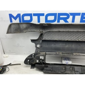 Paraurti anteriore, parte centrale smart 451 dal 2007 al 2014, nero