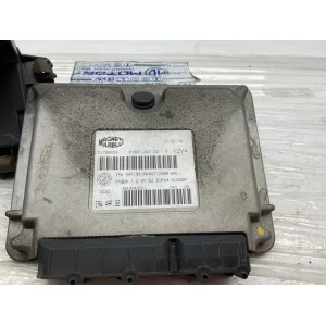 Kit CHIAVE ACCENSIONE ECU CENTRALINA MOTORE FIAT Panda 169 2° Serie 51798638 Benzina 1200 (03 11)