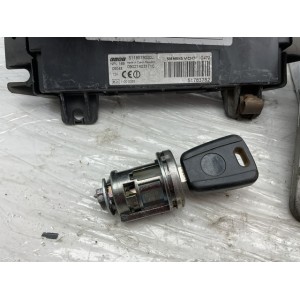 Kit CHIAVE ACCENSIONE ECU CENTRALINA MOTORE FIAT Panda 169 2° Serie 51798638 Benzina 1200 (03 11)
