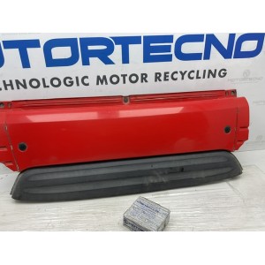 Paraurti posteriore centrale smart 450 rosso 1997-2007