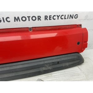 Paraurti posteriore centrale smart 450 rosso 1997-2007