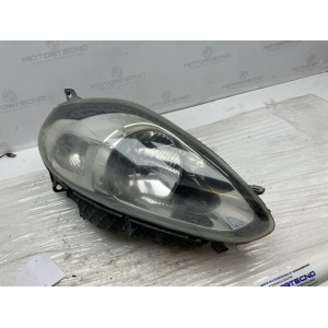 Faro fanale anteriore destro Fiat punto evo originale valeo spinotto viola fondo nero cromo