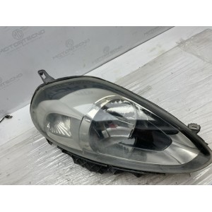Faro fanale anteriore destro Fiat punto evo originale valeo spinotto viola fondo nero cromo