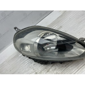 Faro fanale anteriore destro Fiat punto evo originale valeo spinotto viola fondo nero cromo