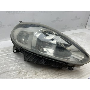Faro fanale anteriore destro Fiat punto evo originale valeo spinotto viola fondo nero cromo