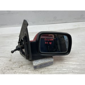 SPECCHIETTO RETROVISORE DESTRO KIA Picanto 1° Serie G4HE (04 08) rosso manuale