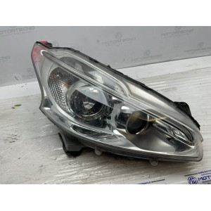 PROIETTORE FANALE FARO ANTERIORE DESTRO DX LENTICOLARE POSIZIONE LED PEUGEOT 208 NON RESTYLING   2012 2015