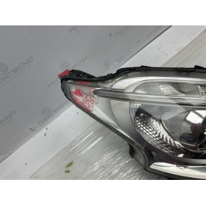 PROIETTORE FANALE FARO ANTERIORE DESTRO DX LENTICOLARE POSIZIONE LED PEUGEOT 208 NON RESTYLING   2012 2015