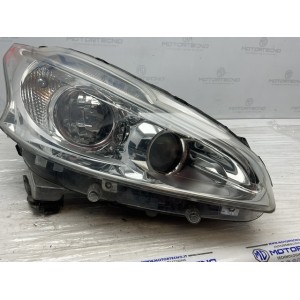 PROIETTORE FANALE FARO ANTERIORE DESTRO DX LENTICOLARE POSIZIONE LED PEUGEOT 208 NON RESTYLING   2012 2015
