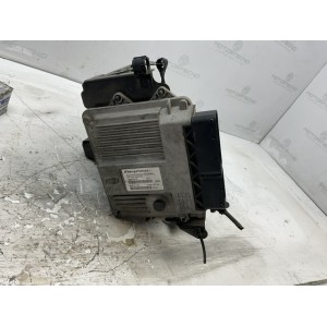 CENTRALINA MOTORE ECU COMPLETA DI GABBIA  BOX  BATTERIA FIAT 500 Serie 51839153 199B1000 Diesel 1300 (07 14)