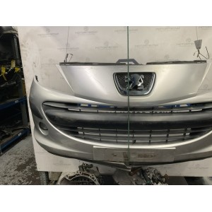 PARAURTI ANTERIORE COMPLETO PEUGEOT 207 (07 09) grigio metallizzato