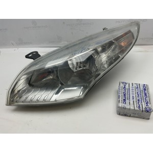 FARO FANALE PROIETTORE SINISTRO SX RENAULT MEGANE PARABOLA CROMATA lato guida 2008-2016