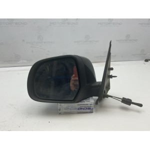 Specchietto retrovisore sinistro manuale Nissan Micra K13 sx lato guida 2010-2016 bordeaux