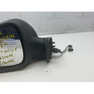 Specchietto retrovisore sinistro Citroen c3 pluriel 1a serie ribaltabile versione grande calotta nera 7 pin