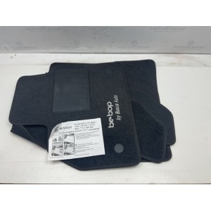 SET DI TAPPETINI TAPPETI RICAMATI CON BOTTONI E BATTITACCO ORIGINALI RENAULT KANGOO 3 SERIE  2 BE BOP 5 POSTI