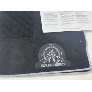 Set di tappeti tappetini originali Dacia Sandero Stepway 2012 2018 ricamati