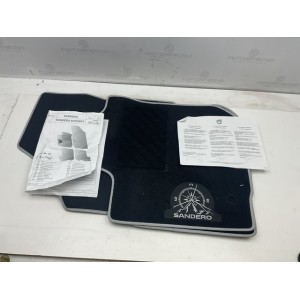 Set di tappeti tappetini originali Dacia Sandero Stepway 2012 2018 ricamati