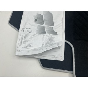 Set di tappeti tappetini originali Dacia Sandero Stepway 2012 2018 ricamati