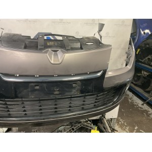 Paraurti anteriore completo grigio metallizzato per Renault megane 3 serie RESTILYNG 2011