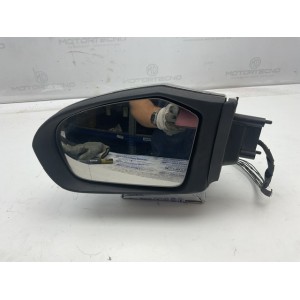 SPECCHIETTO RETROVISORE SINISTRO PER MERCEDES CLASSE B W245 1° SERIE A3140417 (05 11) calotta grigio metallizzato 9 pin