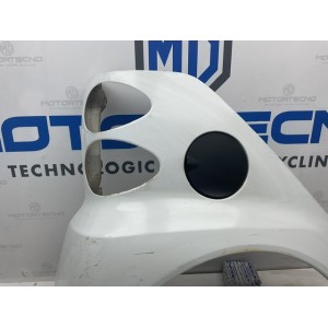 Parafango paraurti posteriore destro completo di tappo serbatoio Smart 451 bianco