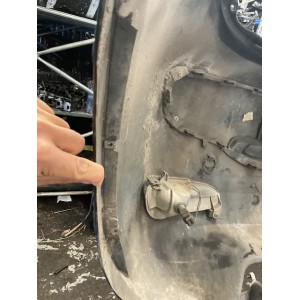 Paraurti posteriore completo per Fiat punto Evo, colore nero pre RESTILYNG compatibile con tutte le motorizzazioni