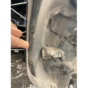 Paraurti posteriore completo per Fiat punto Evo, colore nero pre RESTILYNG compatibile con tutte le motorizzazioni