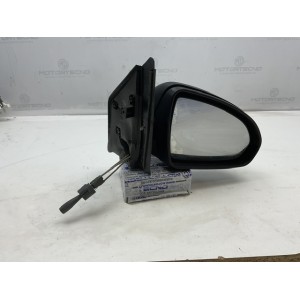 Specchietto manuale destro smart 451 dal 2007 al 2014, calotta nera