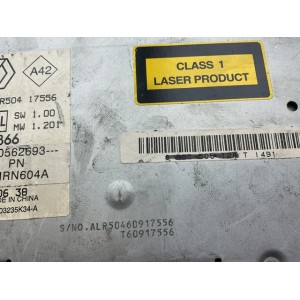 IMPIANTO AUDIO RADIO CABASSE AUTORADIO MEGANE II 2006 senza codice di sblocco 8200562693--- PN MHRN604A